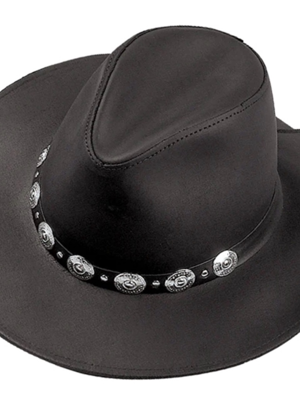 Henschel Hat- Men's Black Western Dude Hat